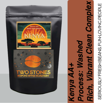 KENYA AA+ Highest Grade Beans 100% Arabica Bold and Bright